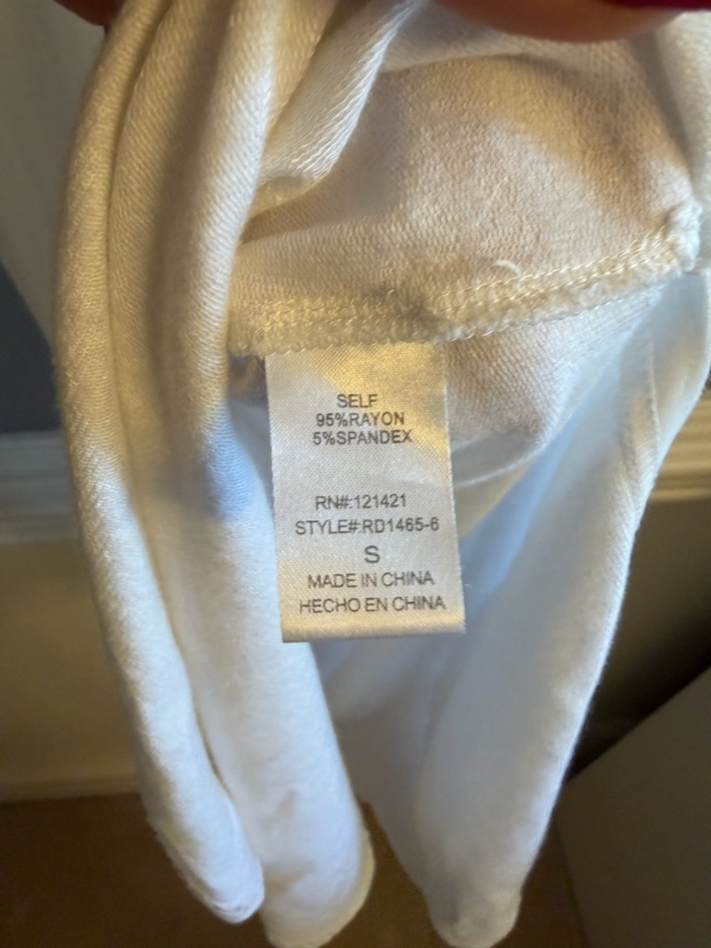 Ellison White Scallop Front V-Neck Maxi T-Shirt Dress - Picture 6 of 7